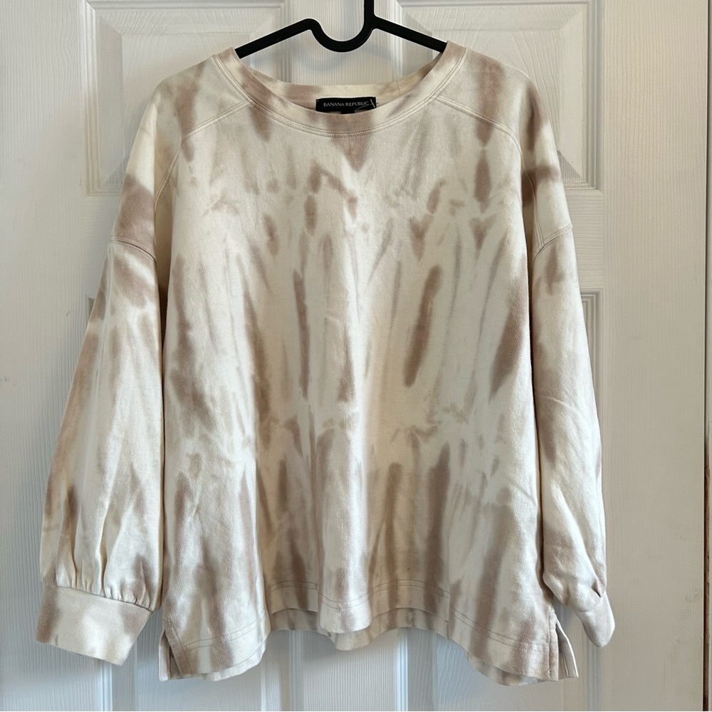 Banana Republic Cropped Tye Die Sweater